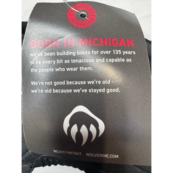 Wolverine Men's Black Size 7 Wide Width Steel Toe Work Shoe - Picture 11 of 12